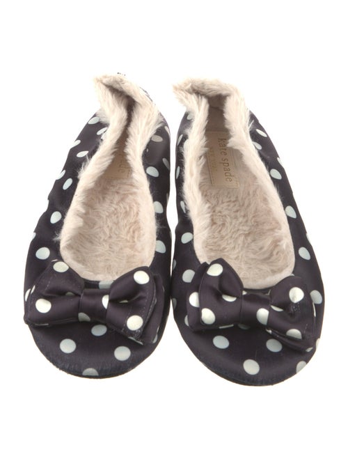 Kate Spade New York Satin Polka Dot Print Flats