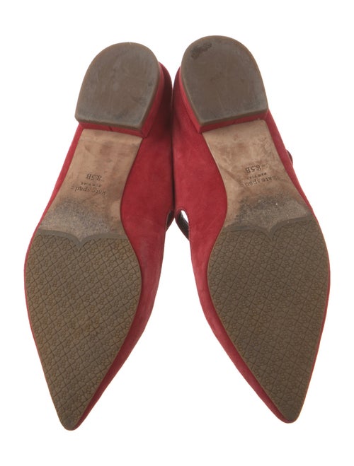 Kate Spade New York Suede Crystal Embellishments Mules