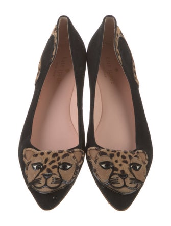 Kate Spade New York Suede Animal Print Flats