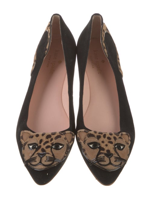 Kate Spade New York Suede Animal Print Flats