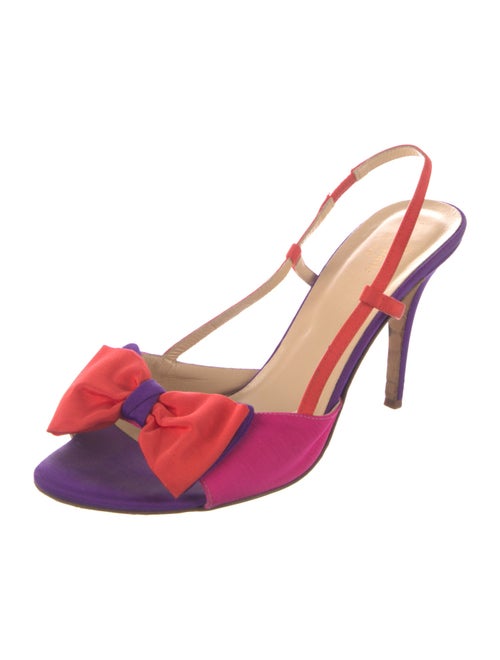 Kate Spade New York Satin Bow Accents Slingback Sandals