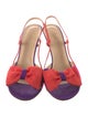 Kate Spade New York Satin Bow Accents Slingback Sandals