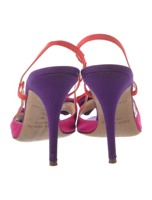Kate Spade New York Satin Bow Accents Slingback Sandals