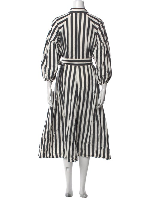 Kate Spade New York Striped Midi Length Dress