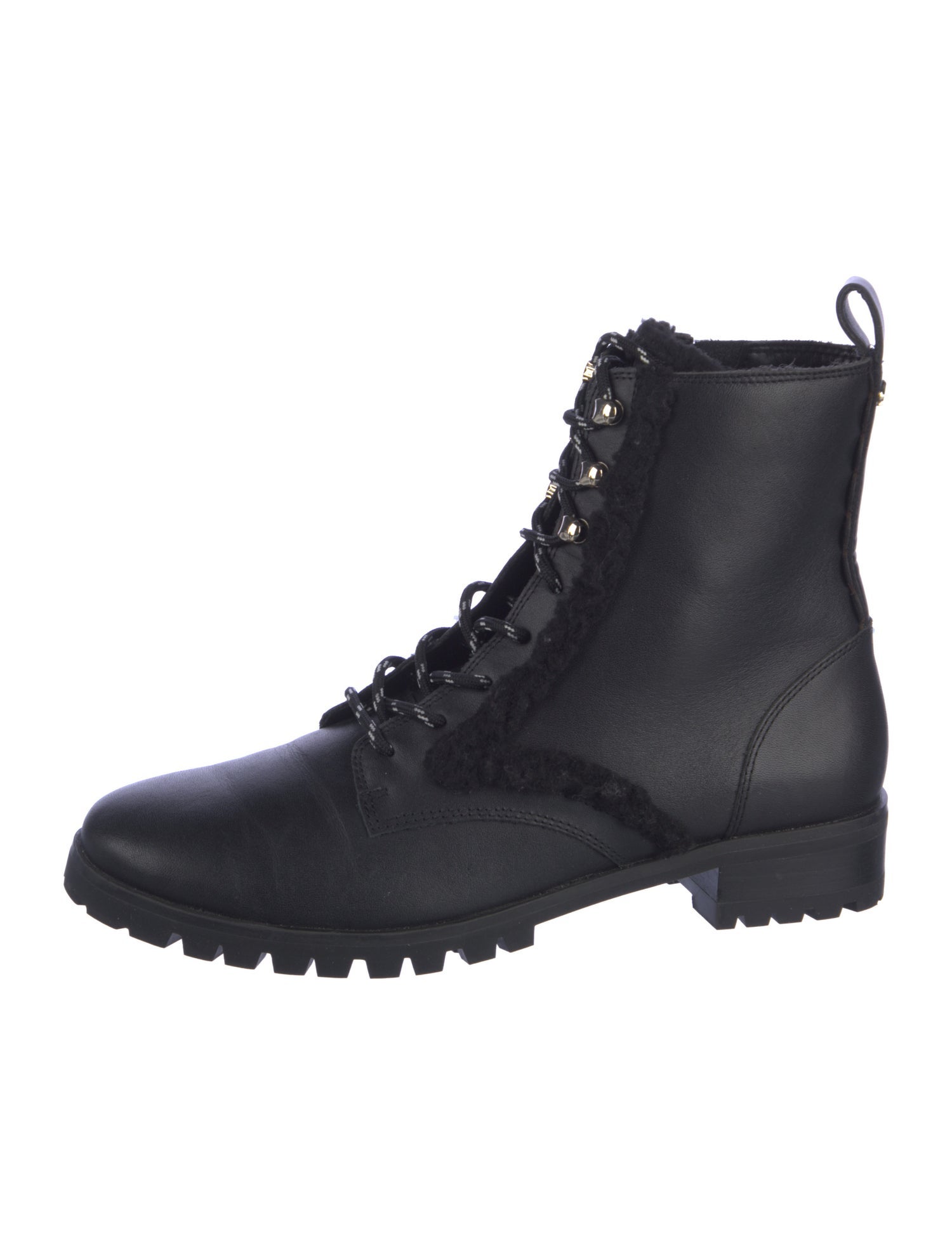 Kate Spade New York Leather Combat Boots