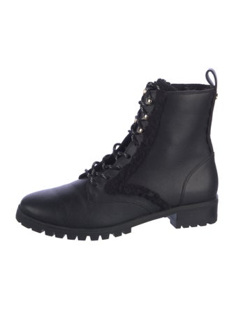 Kate Spade New York Leather Combat Boots