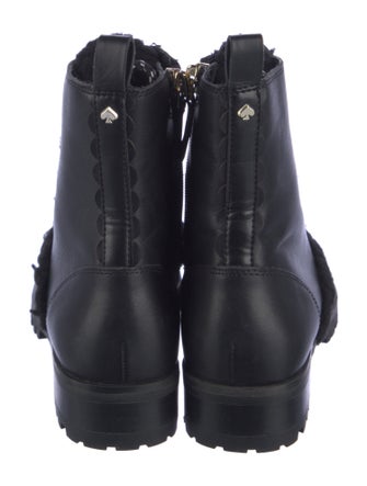 Kate Spade New York Leather Combat Boots