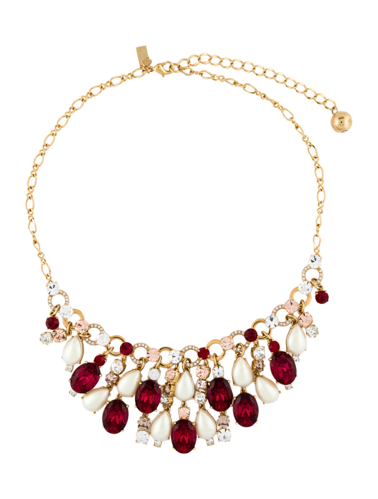 Kate Spade New York Faux Pearl & Crystal Multistrand Necklace