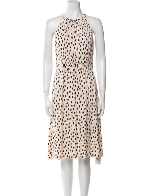 Kate Spade New York Polka Dot Print Midi Length Dress