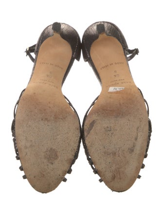 Kate Spade New York Leather Animal Print Sandals