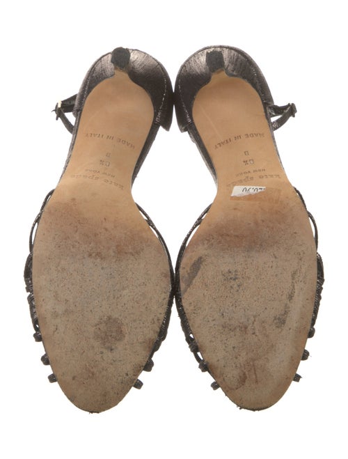 Kate Spade New York Leather Animal Print Sandals