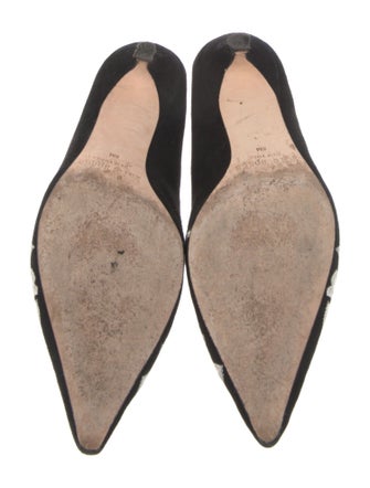 Kate Spade New York Suede Floral Print Mules