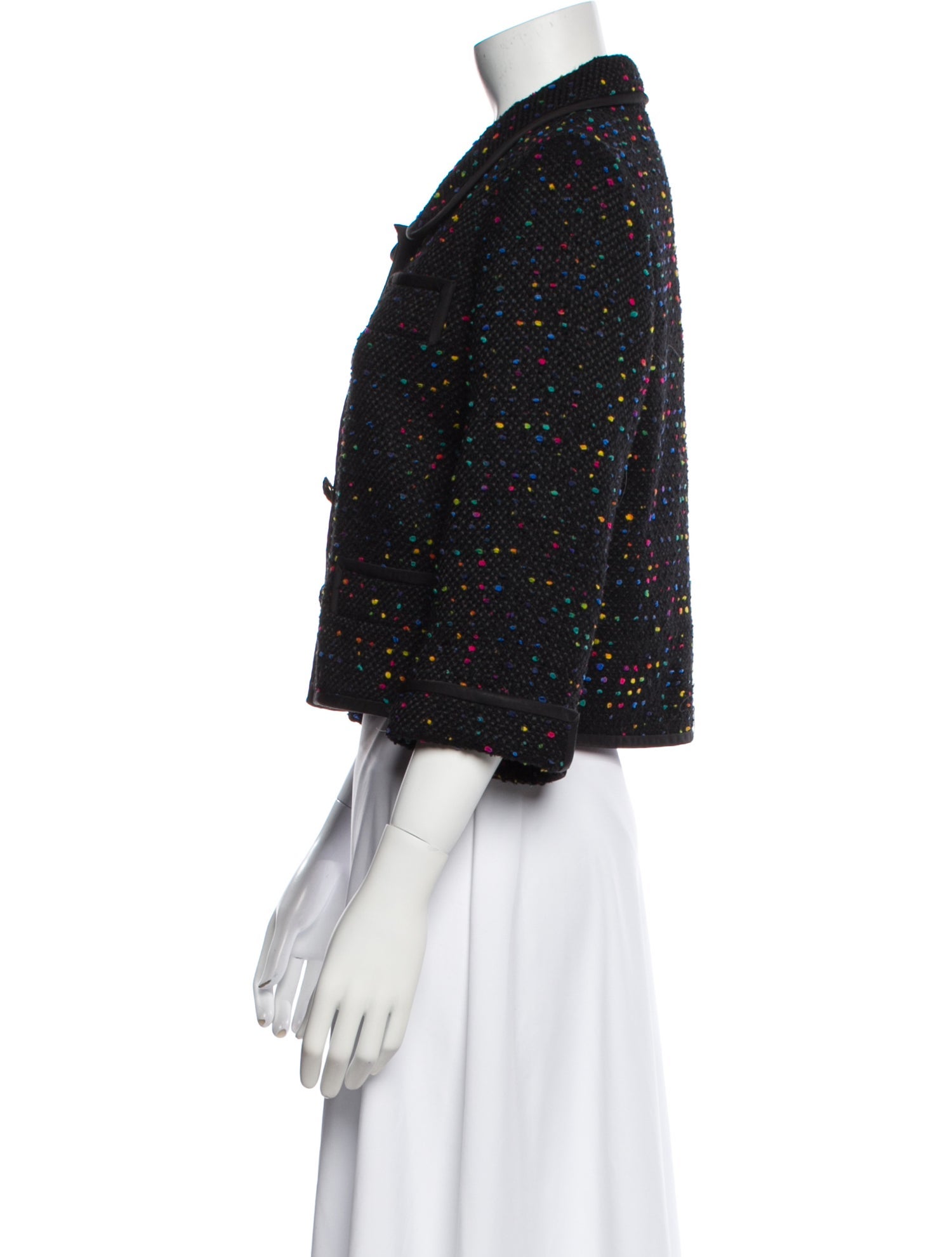 Kate Spade New York Wool Tweed Pattern Evening Jacket