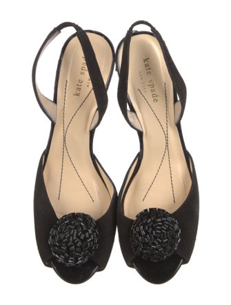 Kate Spade New York Suede Slingback Pumps