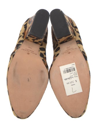 Kate Spade New York Ponyhair Animal Print Lace-Up Boots