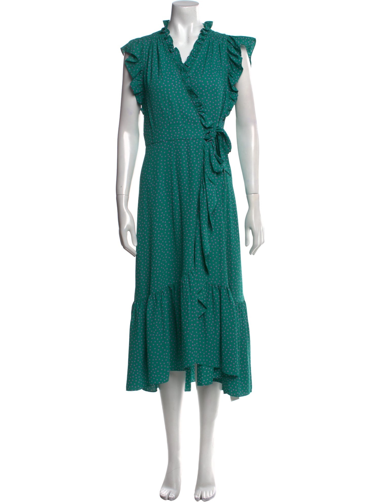 Kate Spade New York Polka Dot Print Knee-Length Dress