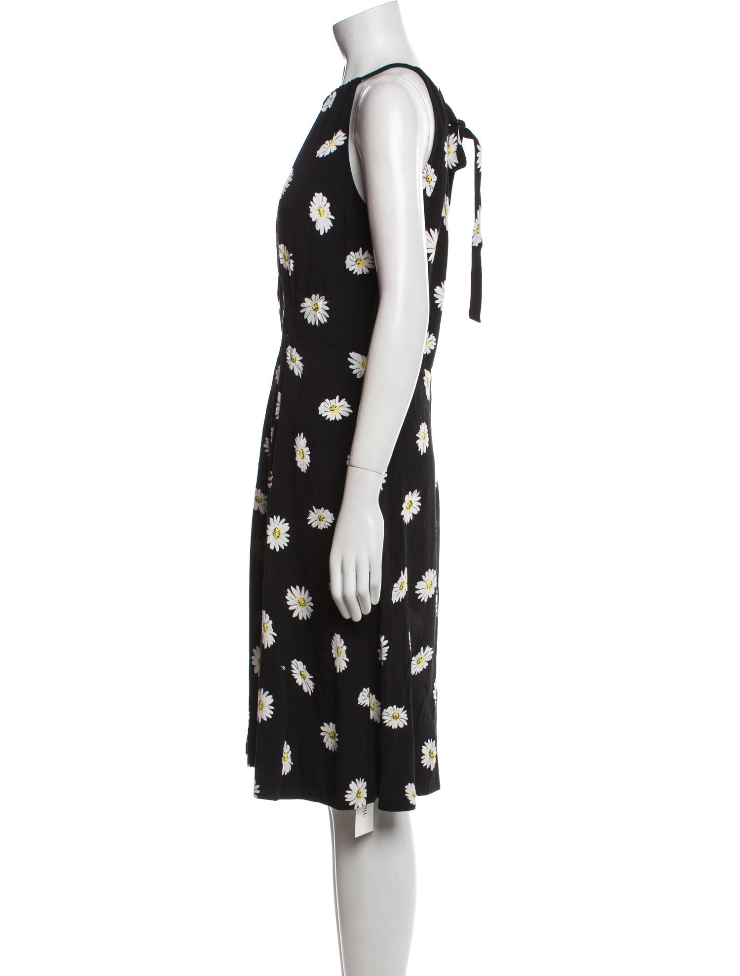 Kate Spade New York Floral Print Midi Length Dress