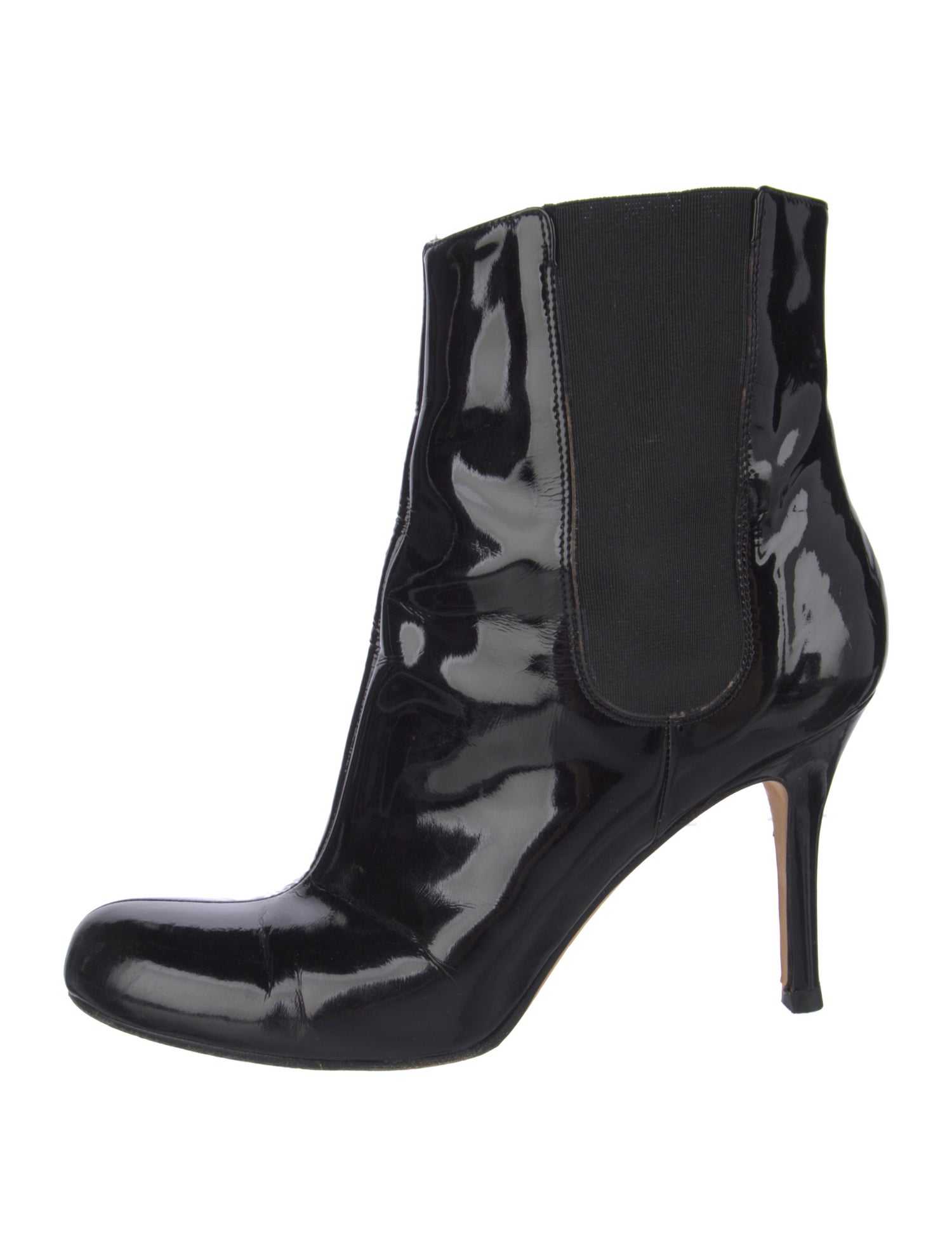 Kate Spade New York Patent Leather Animal Print Boots