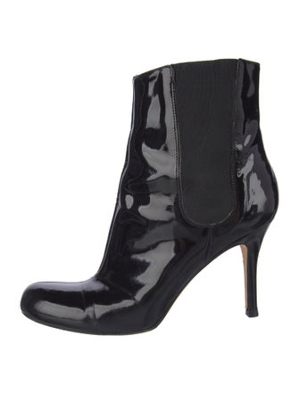 Kate Spade New York Patent Leather Animal Print Boots