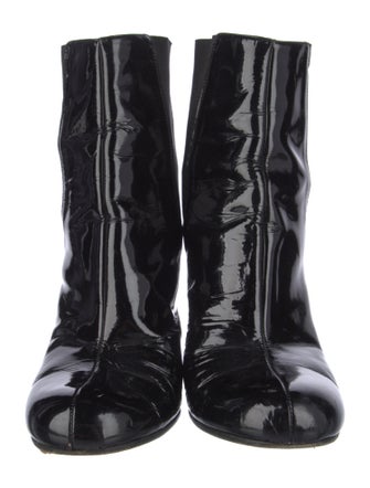 Kate Spade New York Patent Leather Animal Print Boots