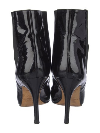 Kate Spade New York Patent Leather Animal Print Boots