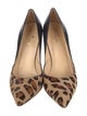 Kate Spade New York Leather Animal Print D'Orsay Pumps