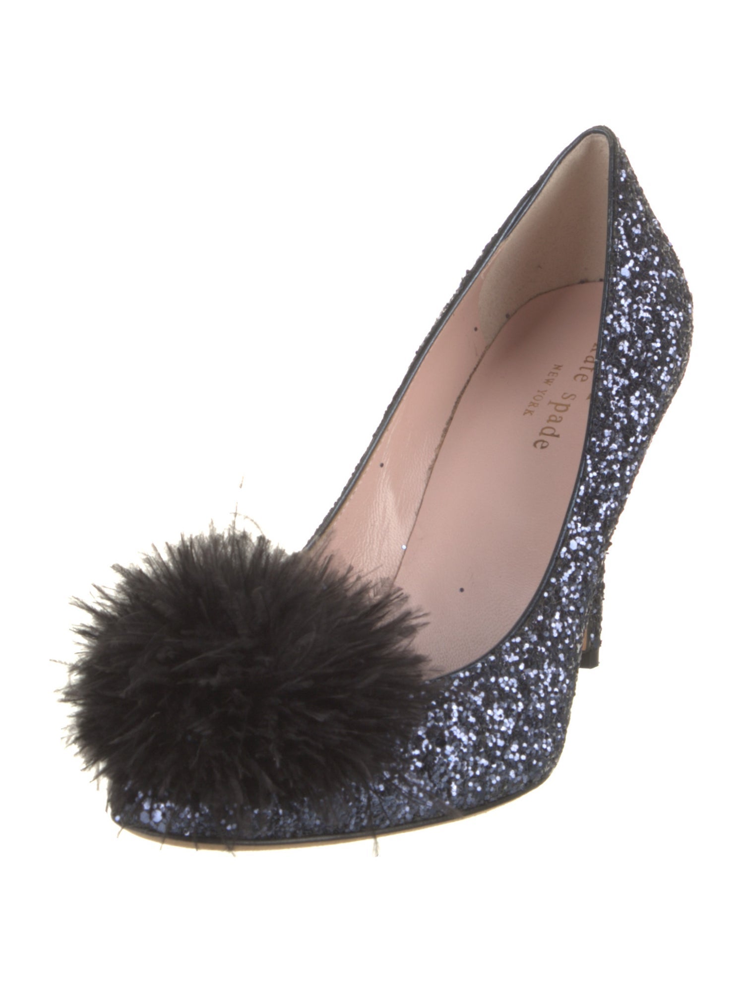Kate Spade New York Glitter Floral Print Pumps