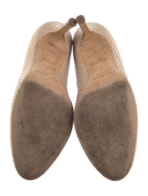 Kate Spade New York Embossed Leather Animal Print Pumps