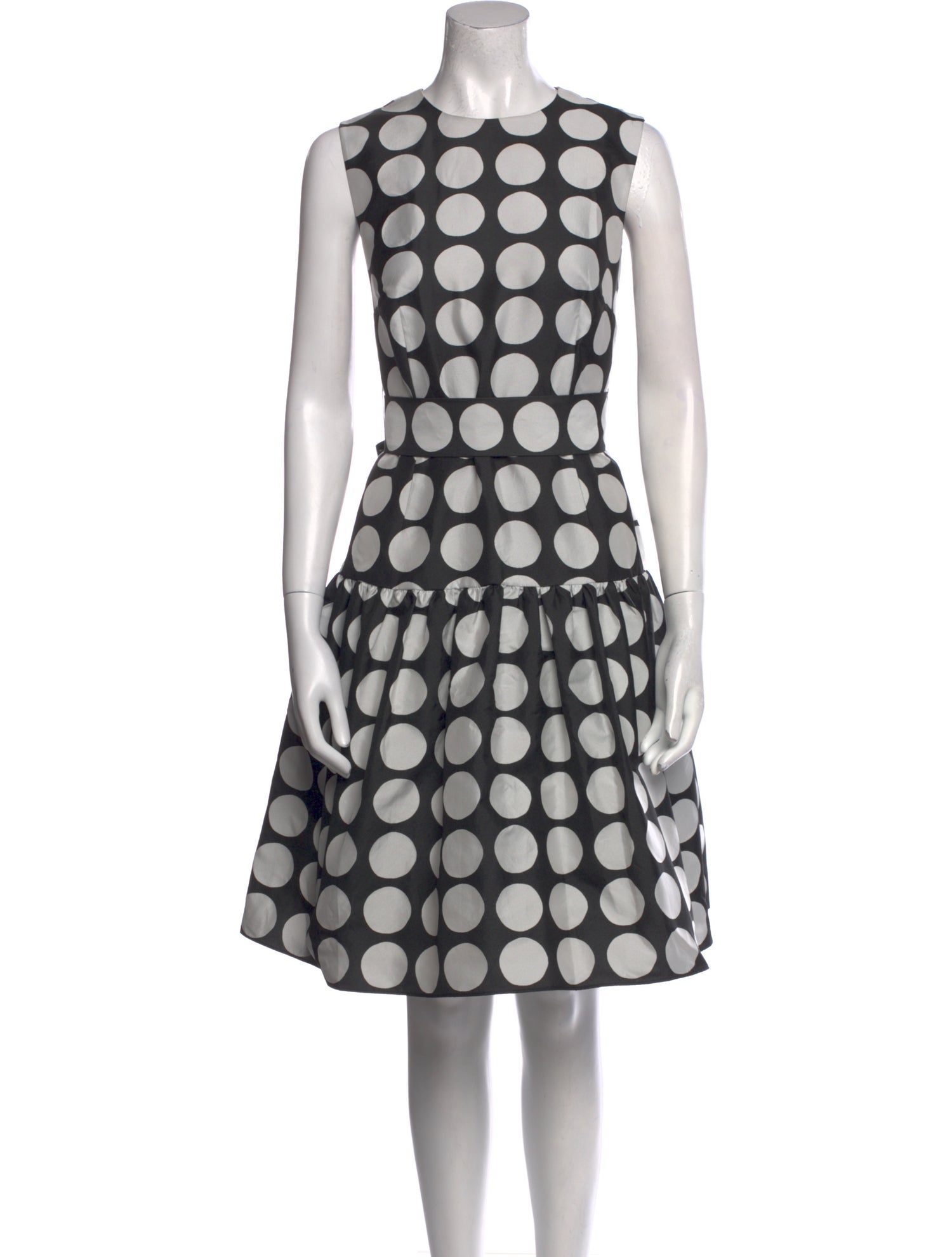 Kate Spade New York Polka Dot Print Knee-Length Dress