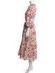 Kate Spade New York Floral Print Long Dress
