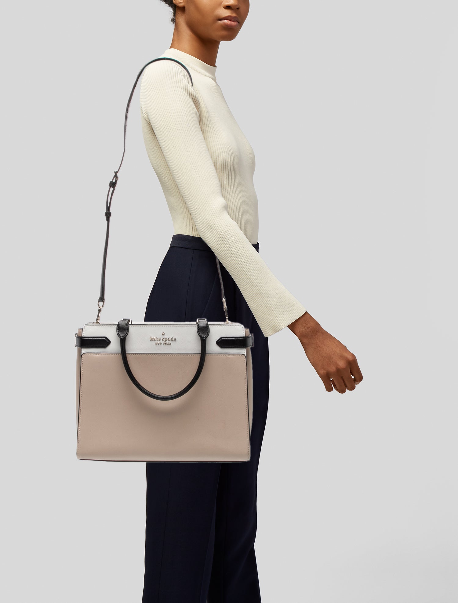 Kate Spade New York Saffiano Leather Top Handle Bag