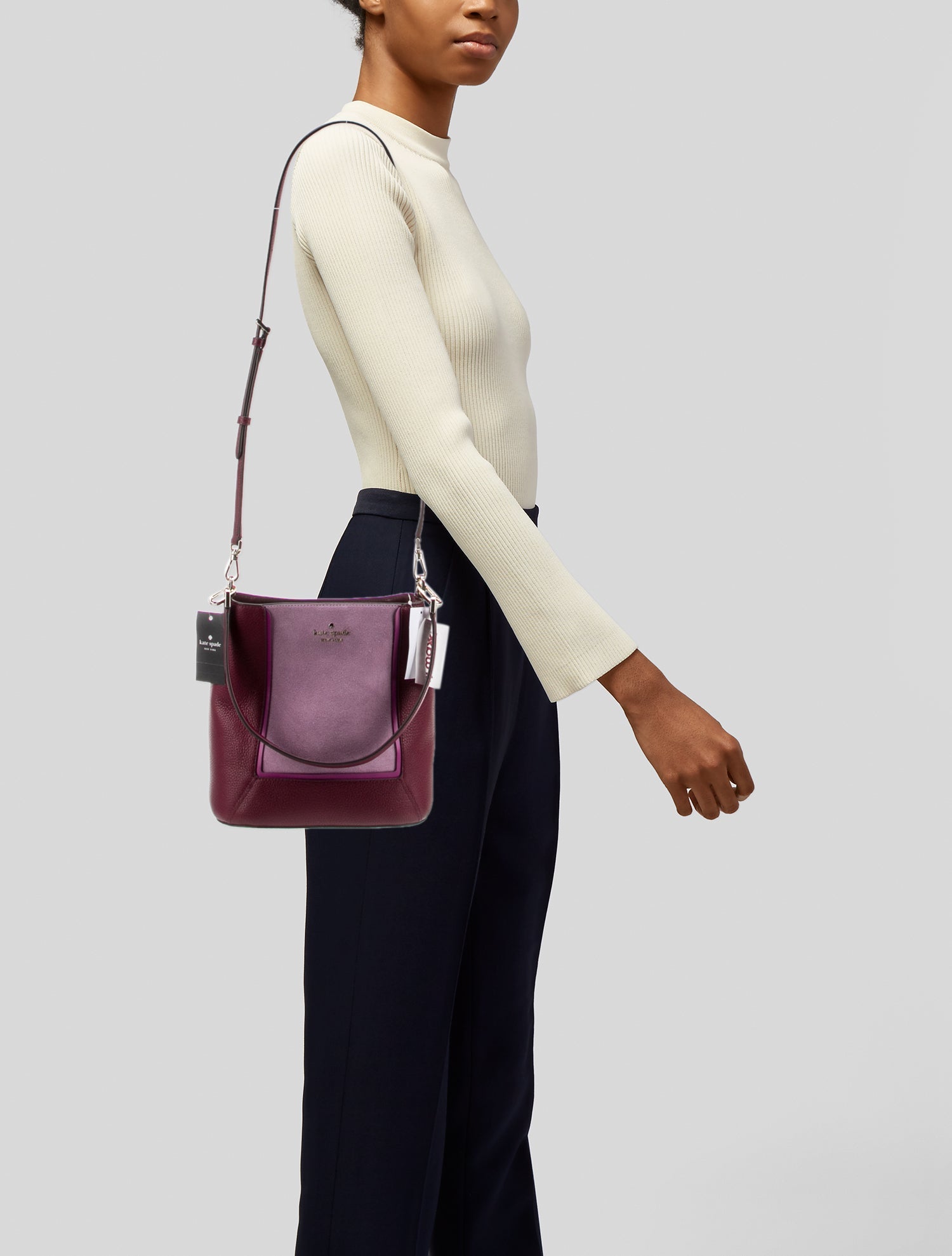 Kate Spade New York Leather Bucket Bag