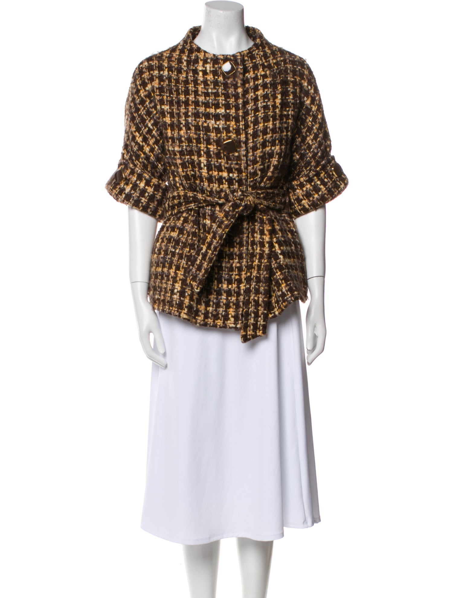 Kate Spade New York Wool Tweed Pattern Evening Jacket