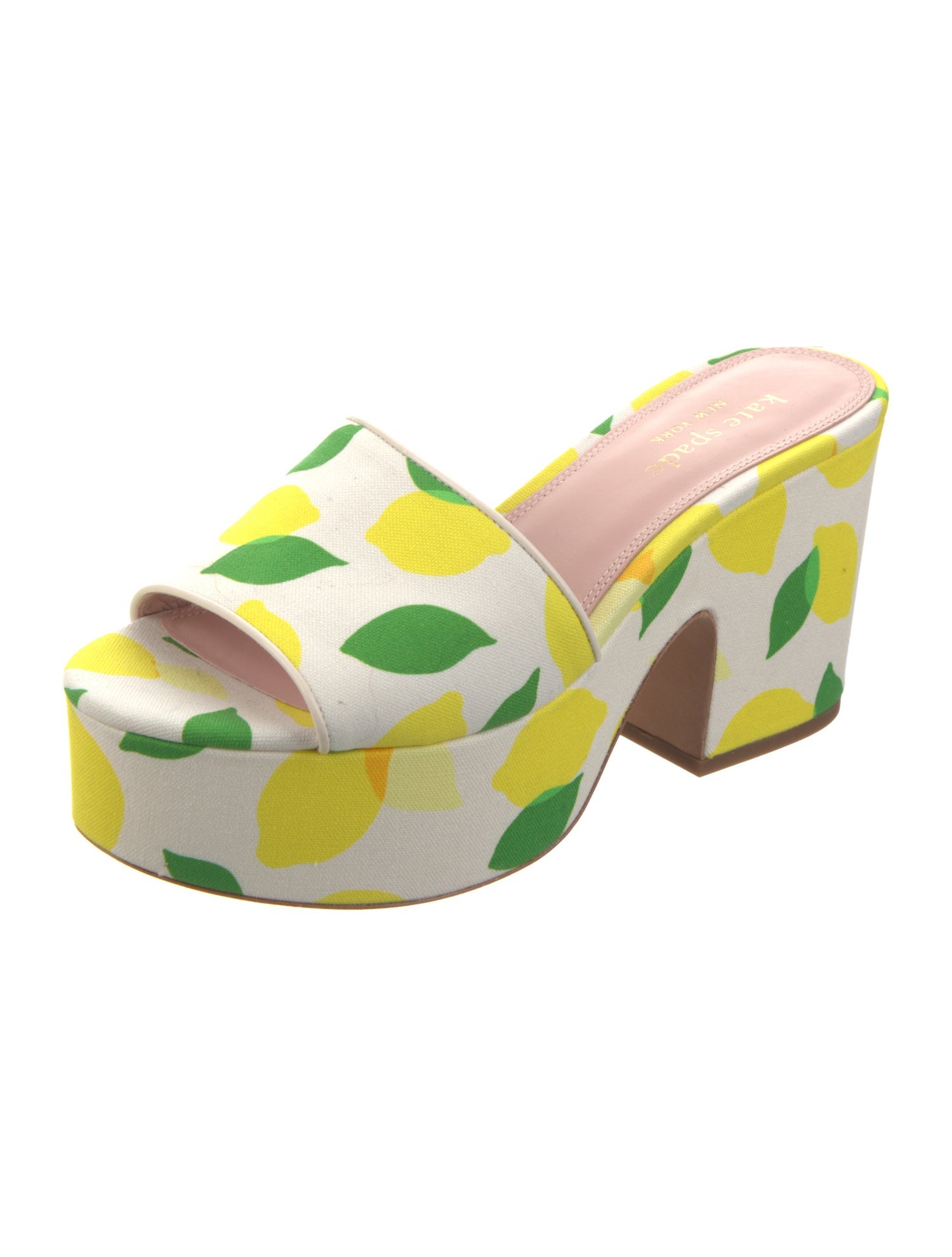 Kate Spade New York Canvas Printed Slides w/ Tags