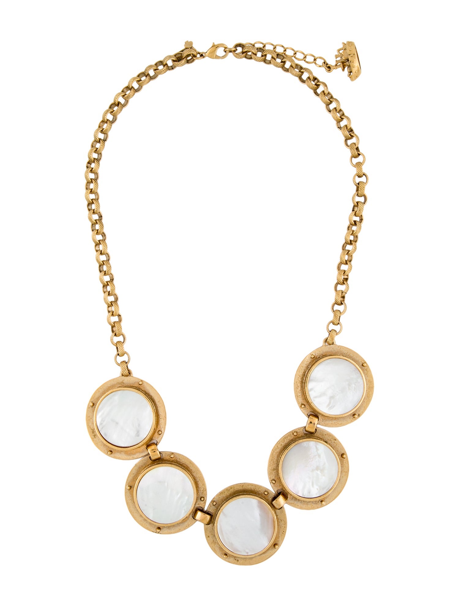Kate Spade New York Mother Of Pearl Portholes 'All Aboard' Necklace