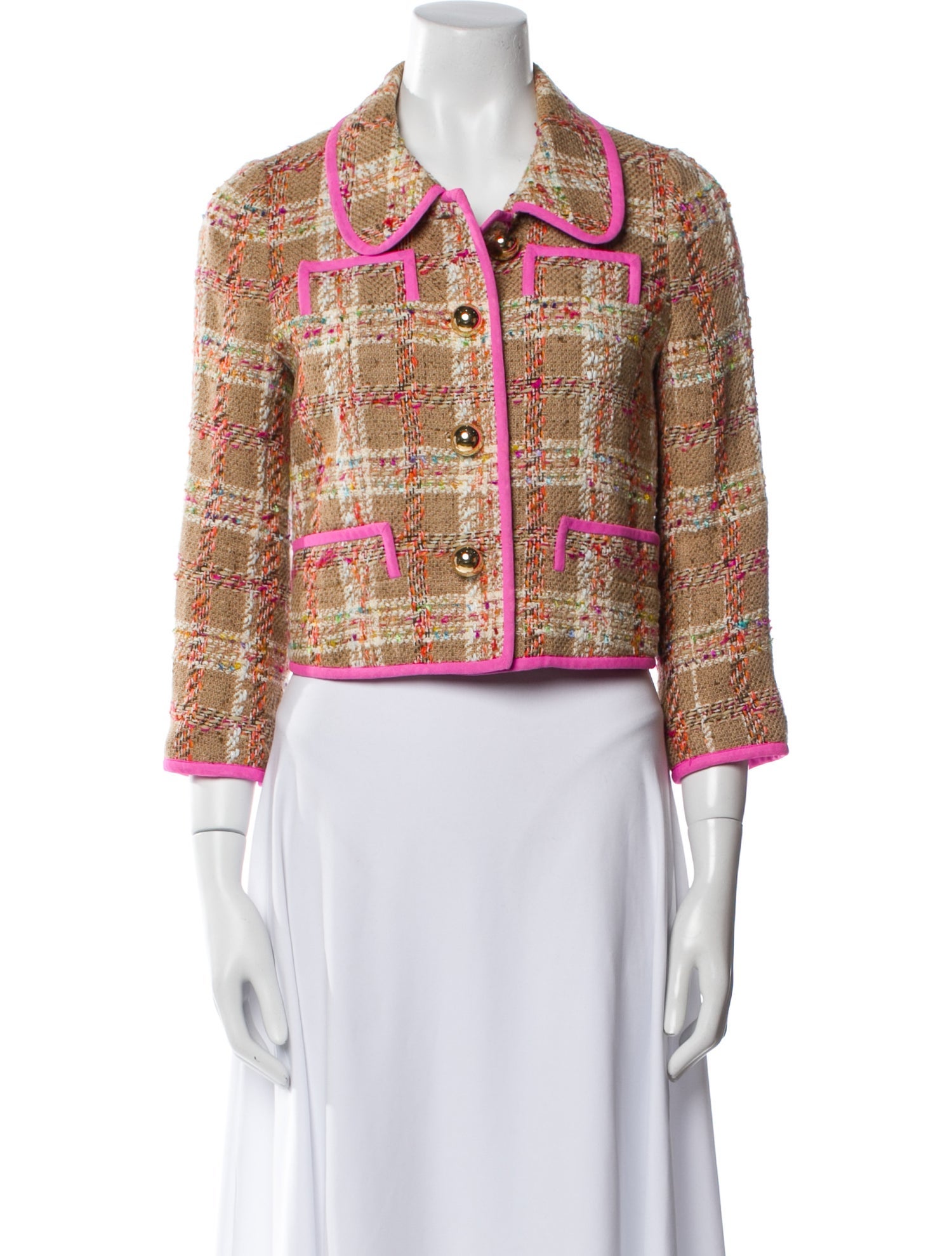 Kate Spade New York Tweed Pattern Evening Jacket