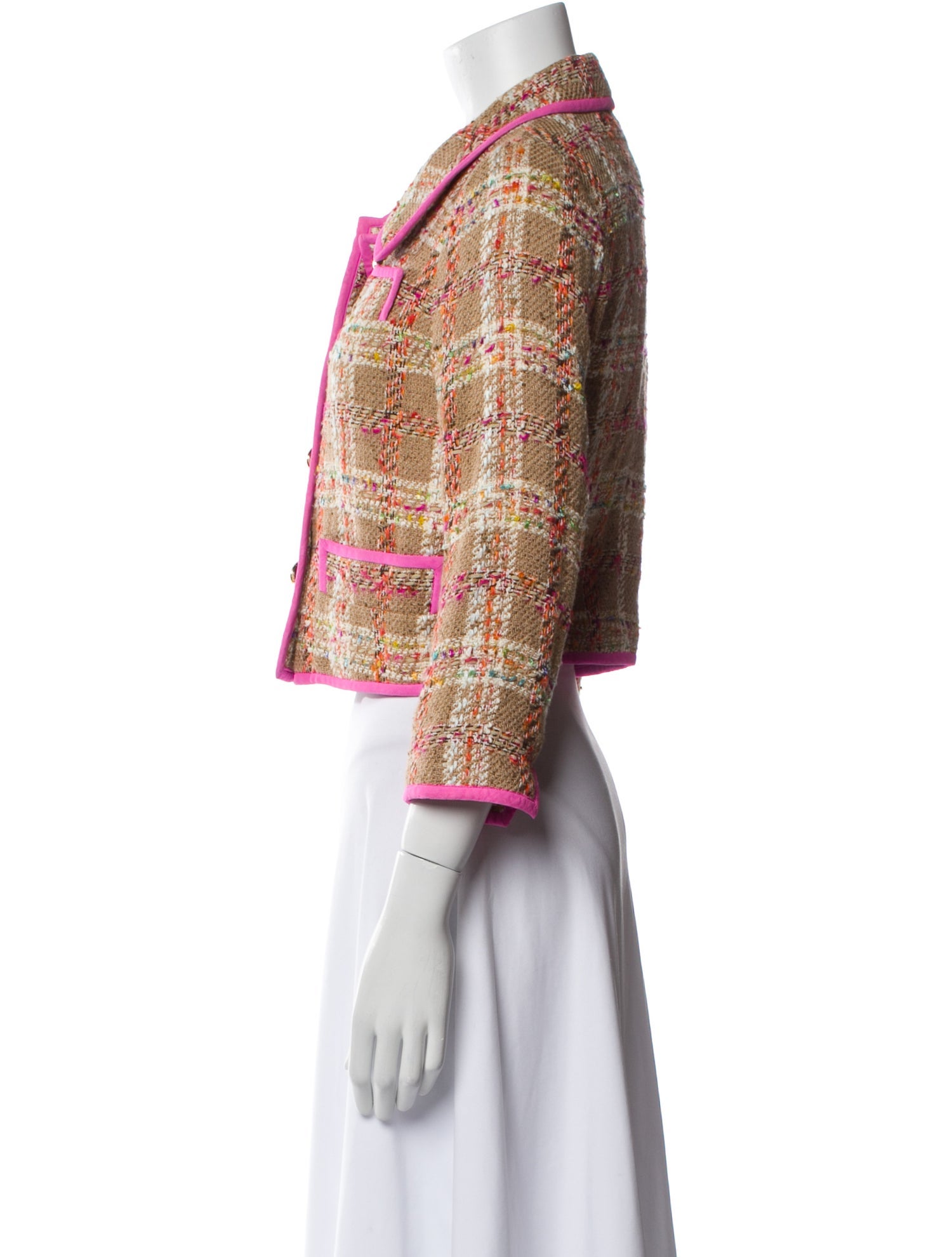 Kate Spade New York Tweed Pattern Evening Jacket