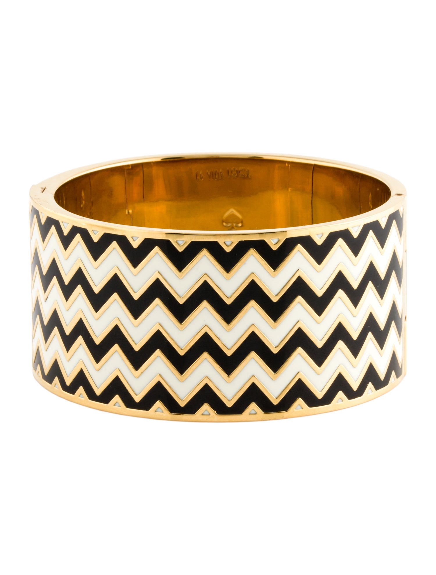 Kate Spade New York Enamel La Vida Loca Wide Bangle Bracelet