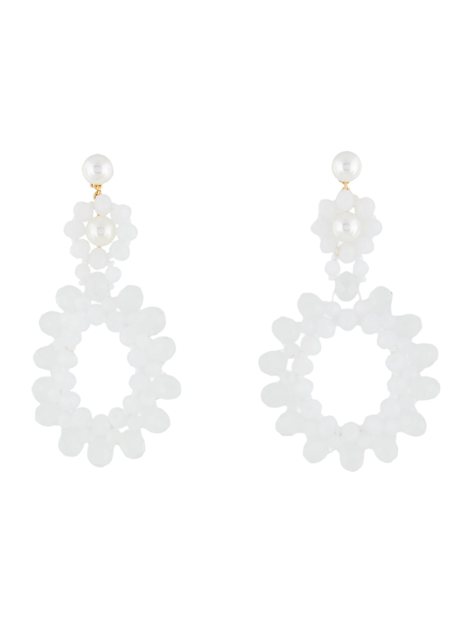 Kate Spade New York Faux Pearl & Bead "Marguerite" Drop Earrings