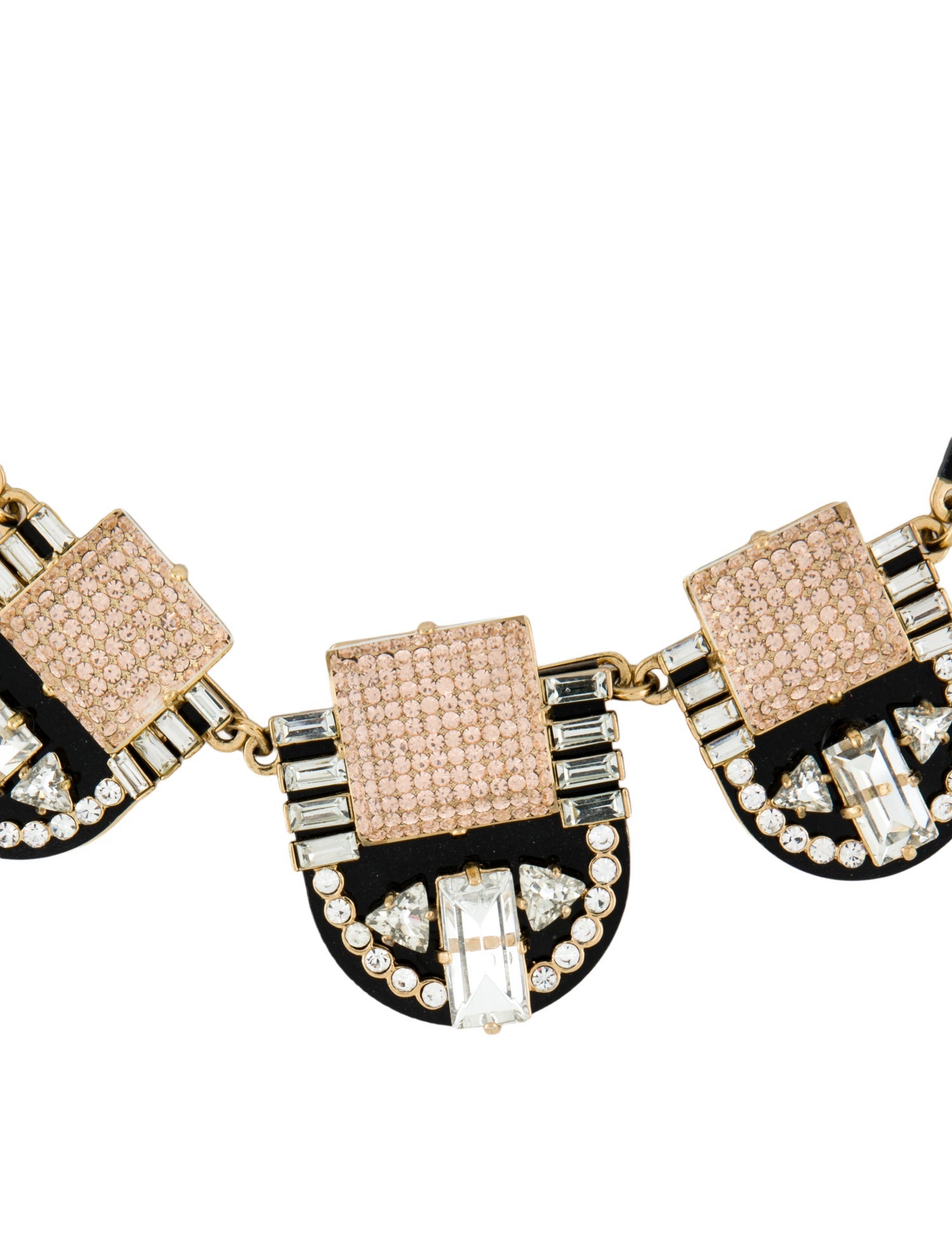 Kate Spade New York Crystal & Resin Imperial Tile Collar Necklace