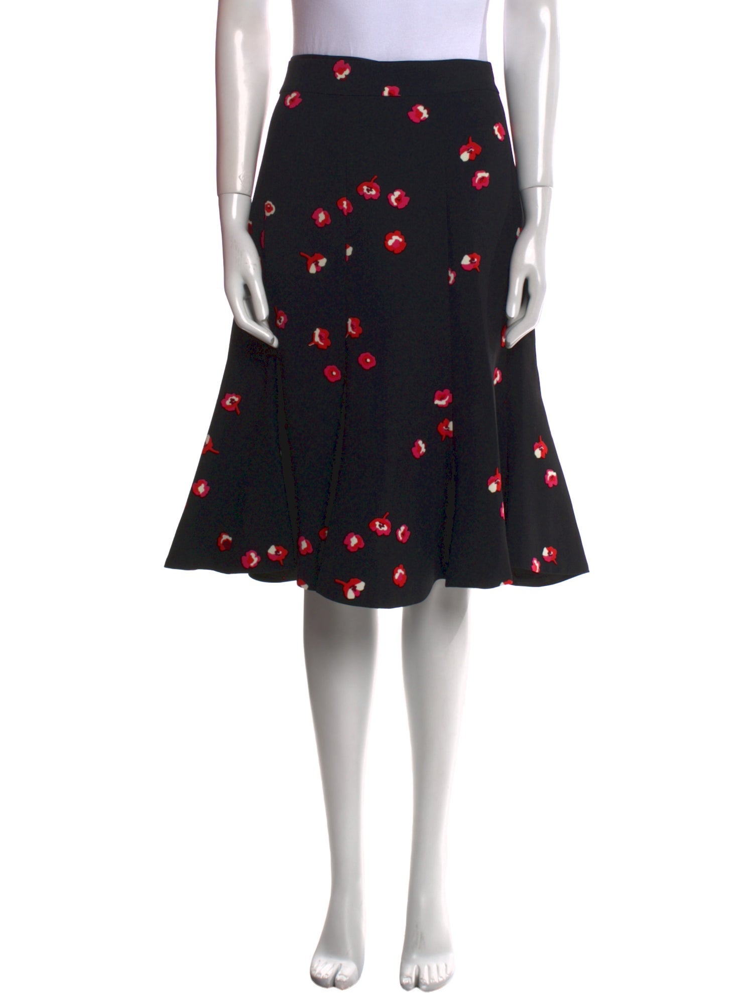 Kate Spade New York Floral Print Knee-Length Skirt