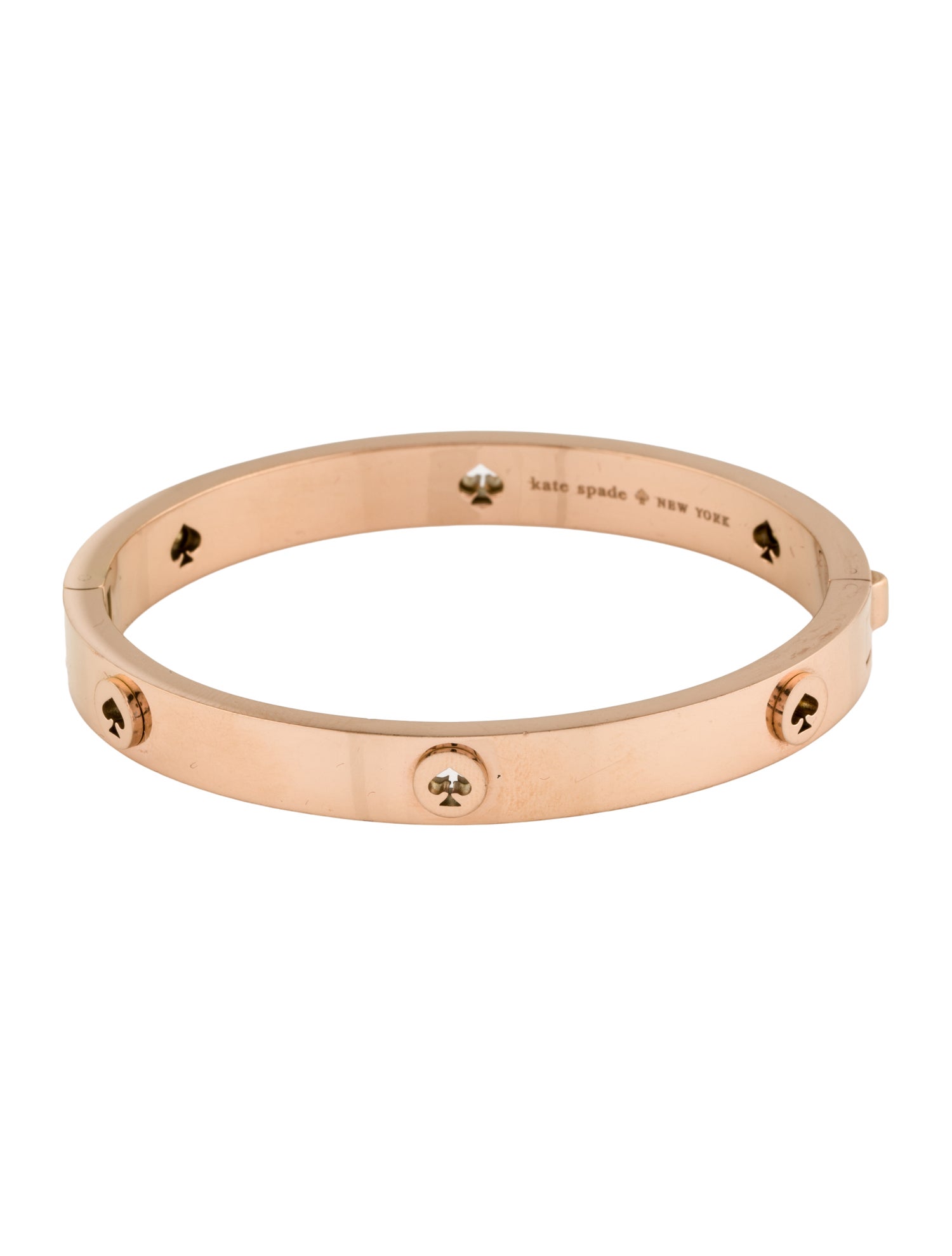 Kate Spade New York Spot The Spade Studded Hinged Bangle