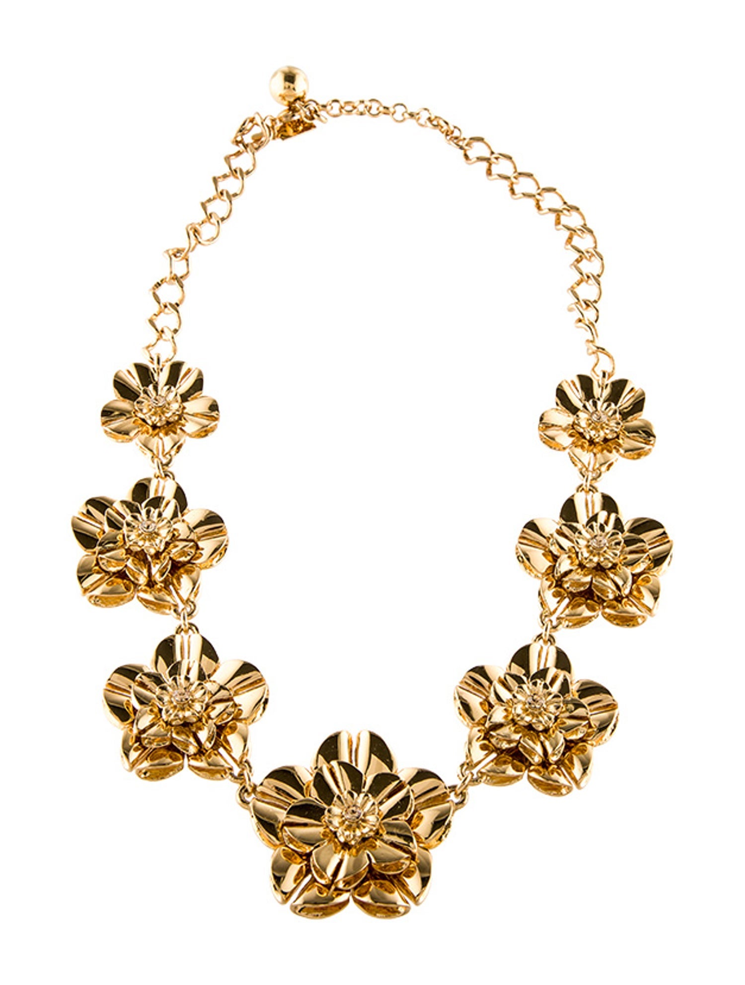Kate Spade New York Crystal Flower Collar Necklace