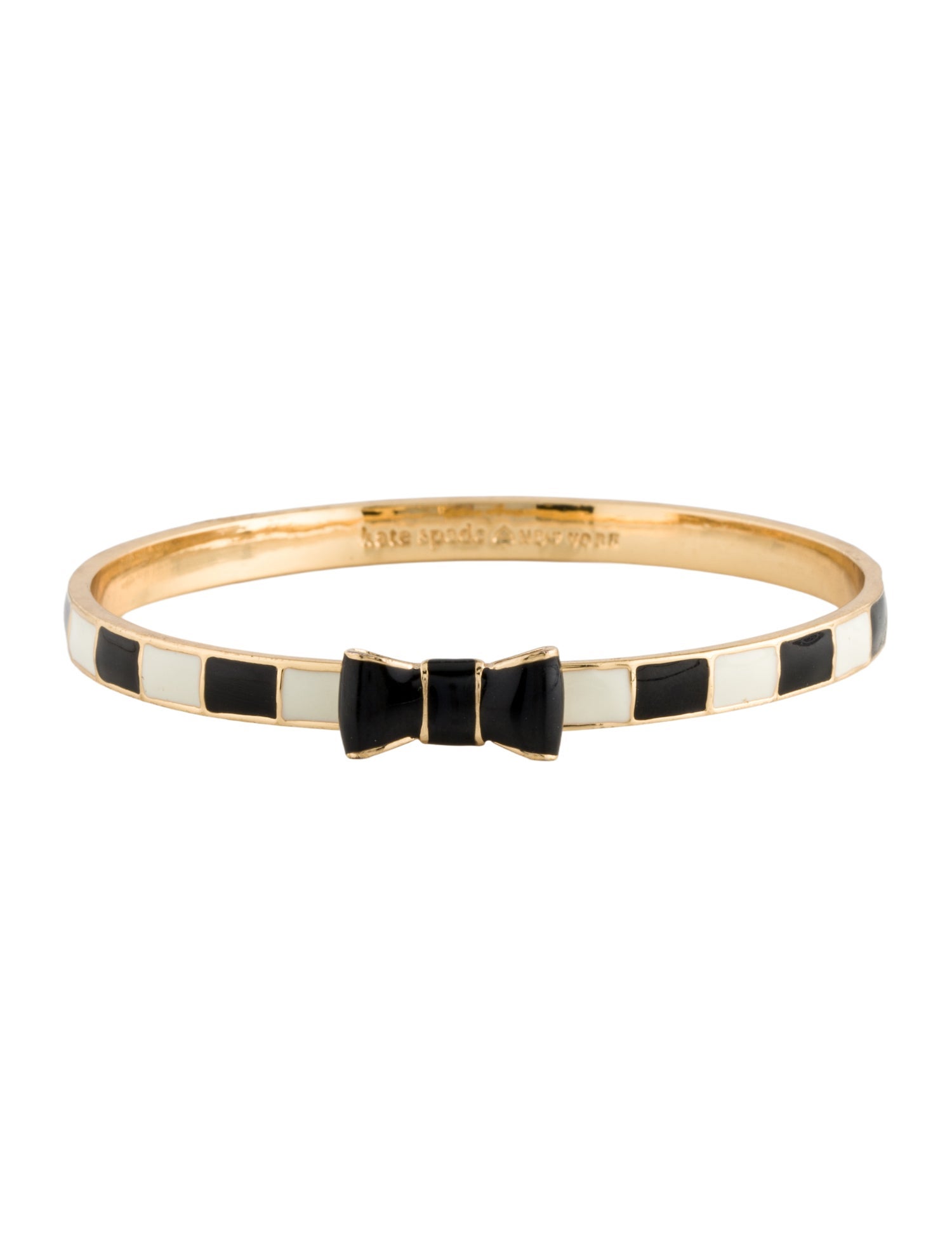 Kate Spade New York Enamel Bow Bangle Bracelet