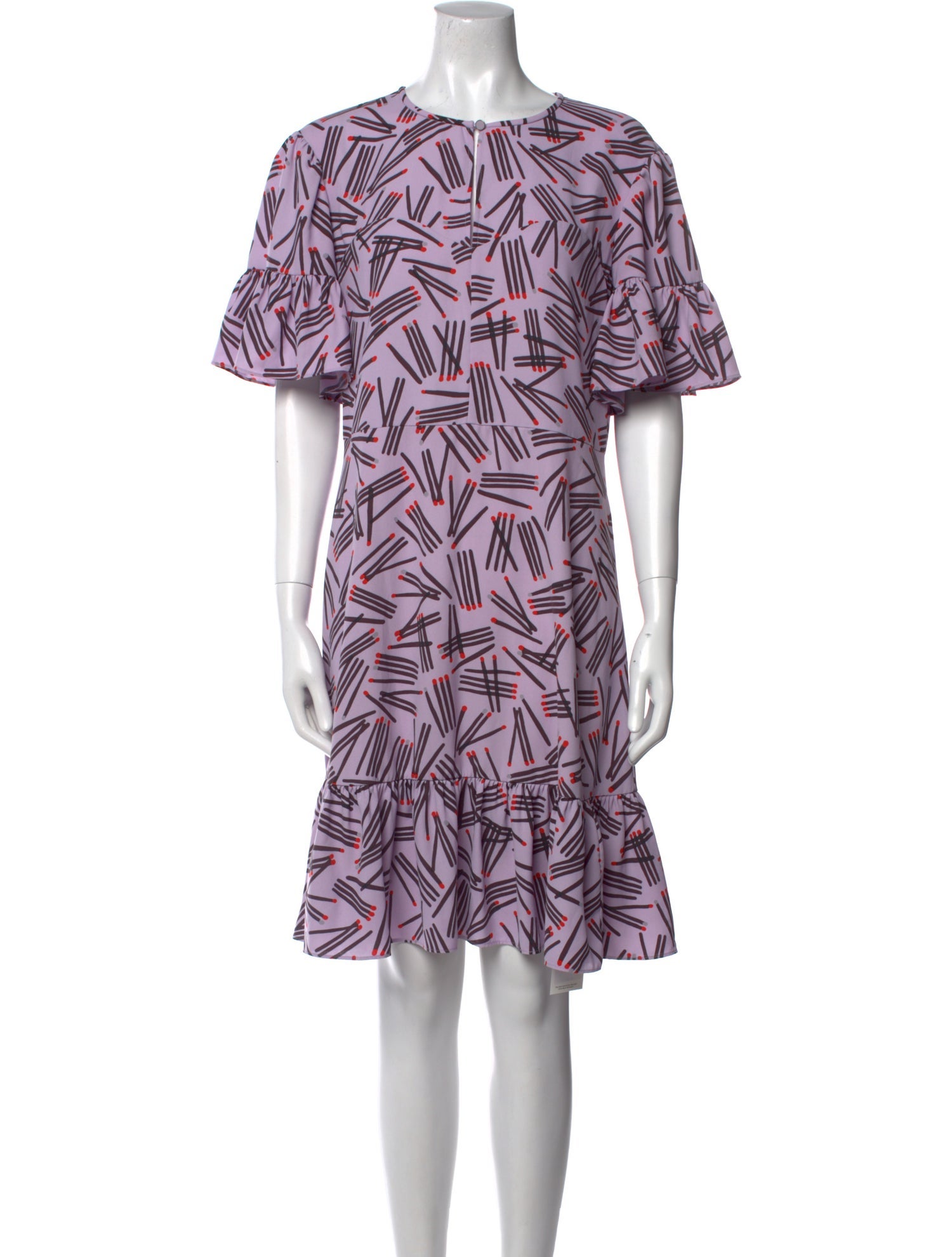 Kate Spade New York Printed Knee-Length Dress
