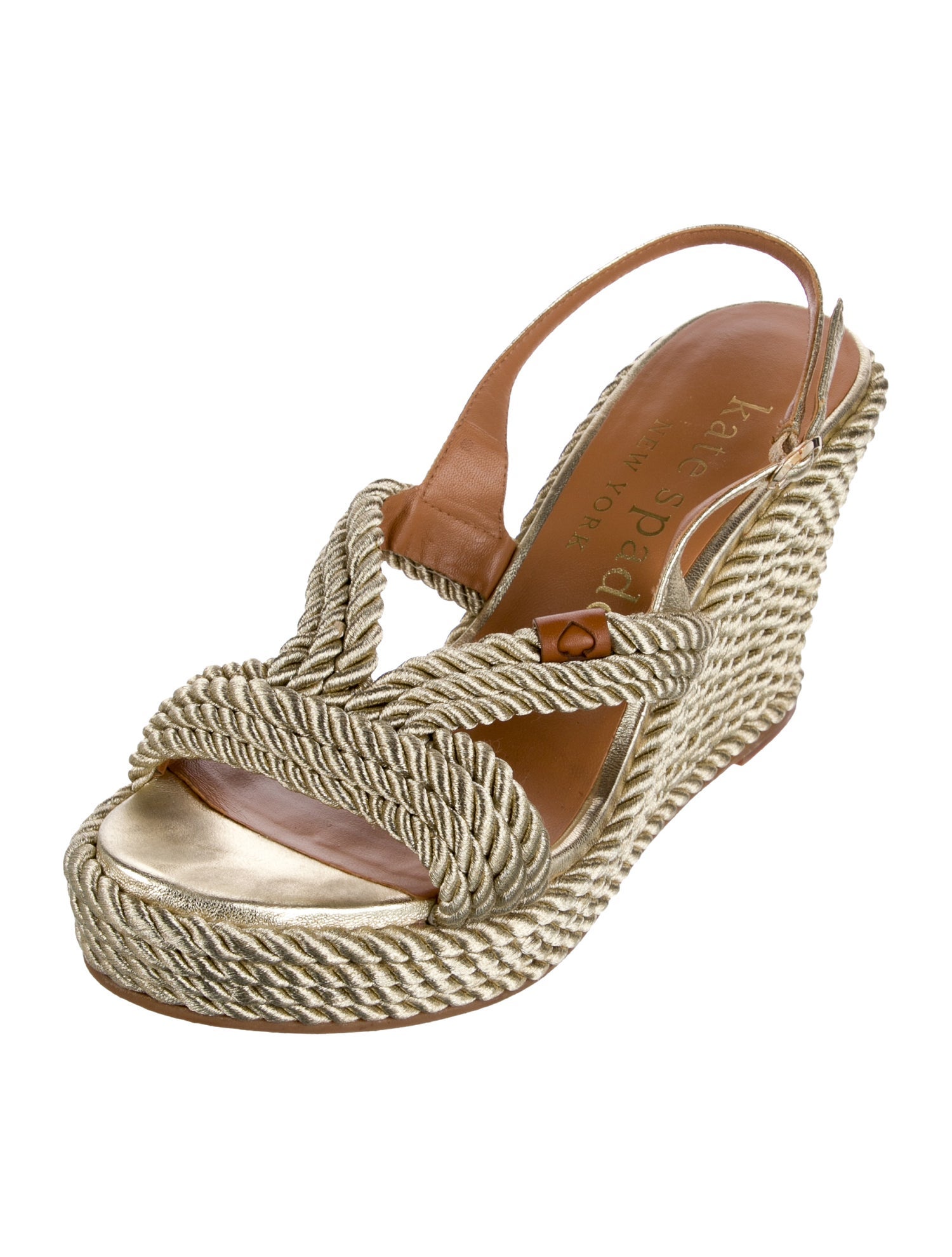 Kate Spade New York Animal Print Braided Accents Espadrilles