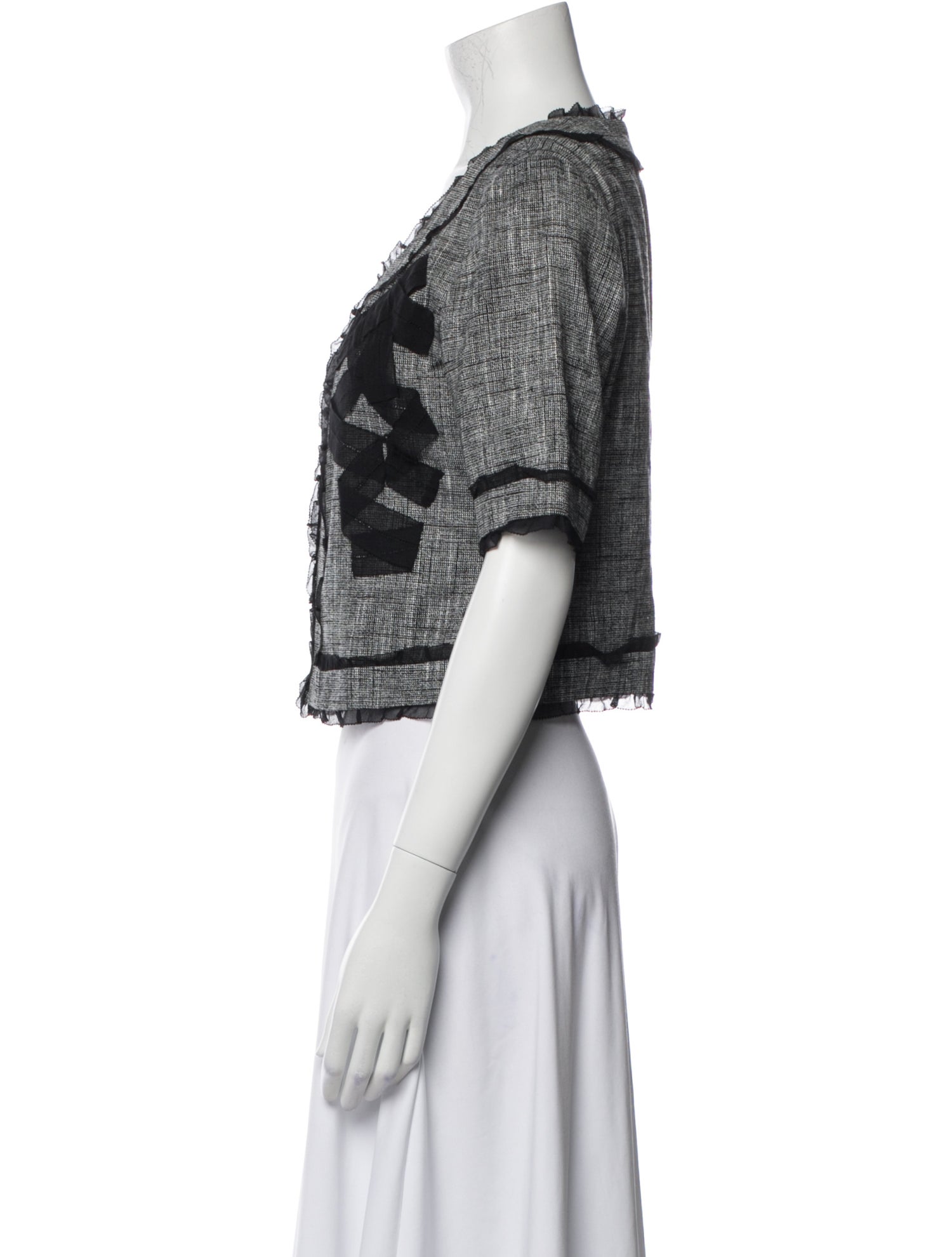 Kate Spade New York Tweed Pattern Evening Jacket