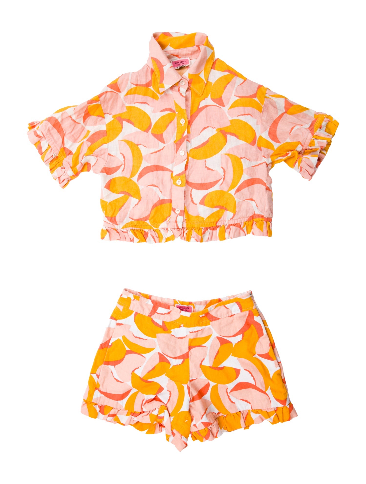 Kate Spade New York Linen Printed Short Set