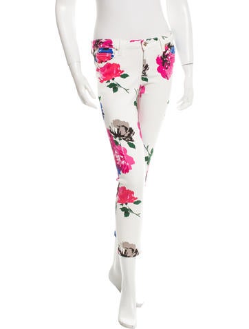 Kate Spade New York Floral Skinny Jeans
