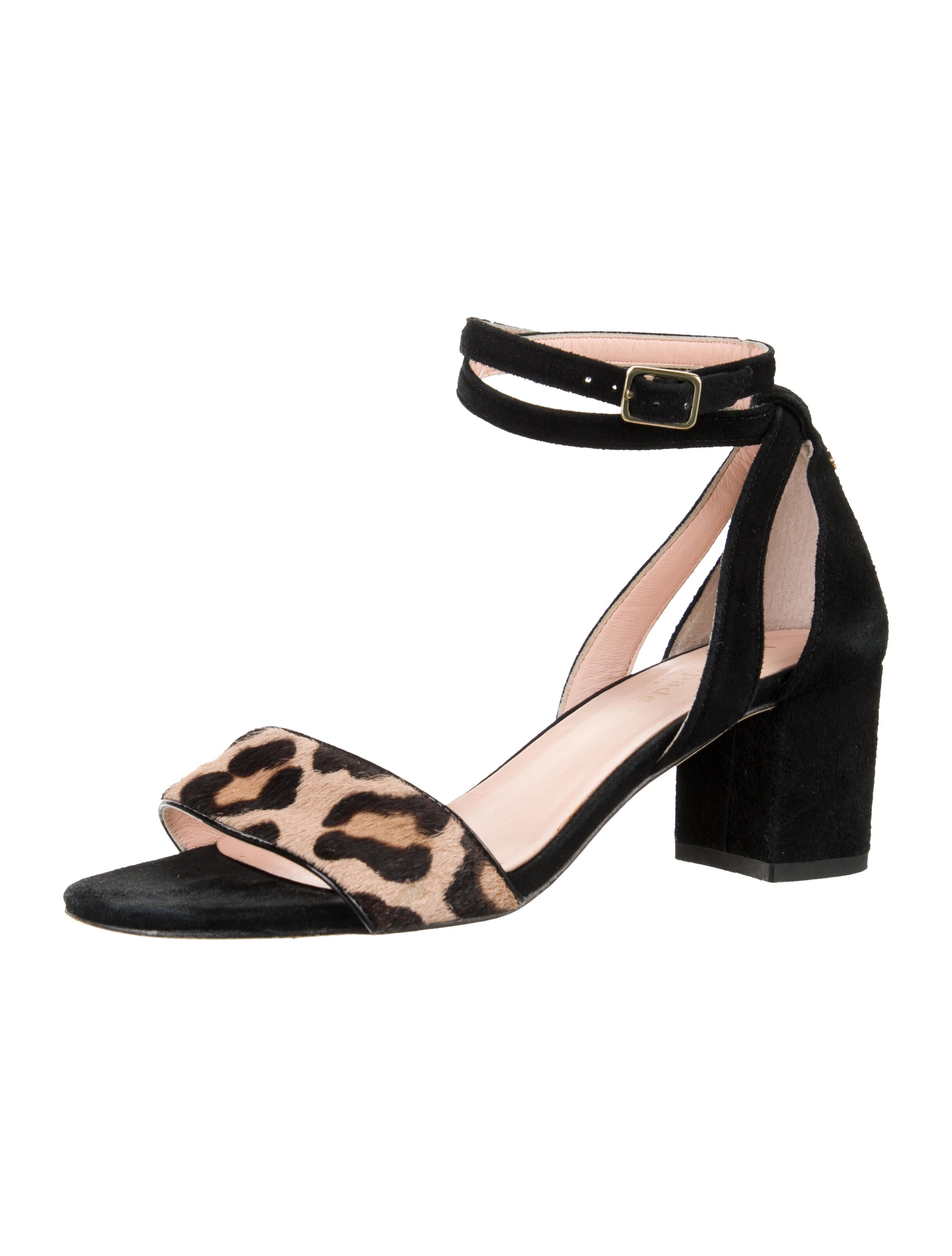 Kate Spade New York Suede Animal Print Sandals